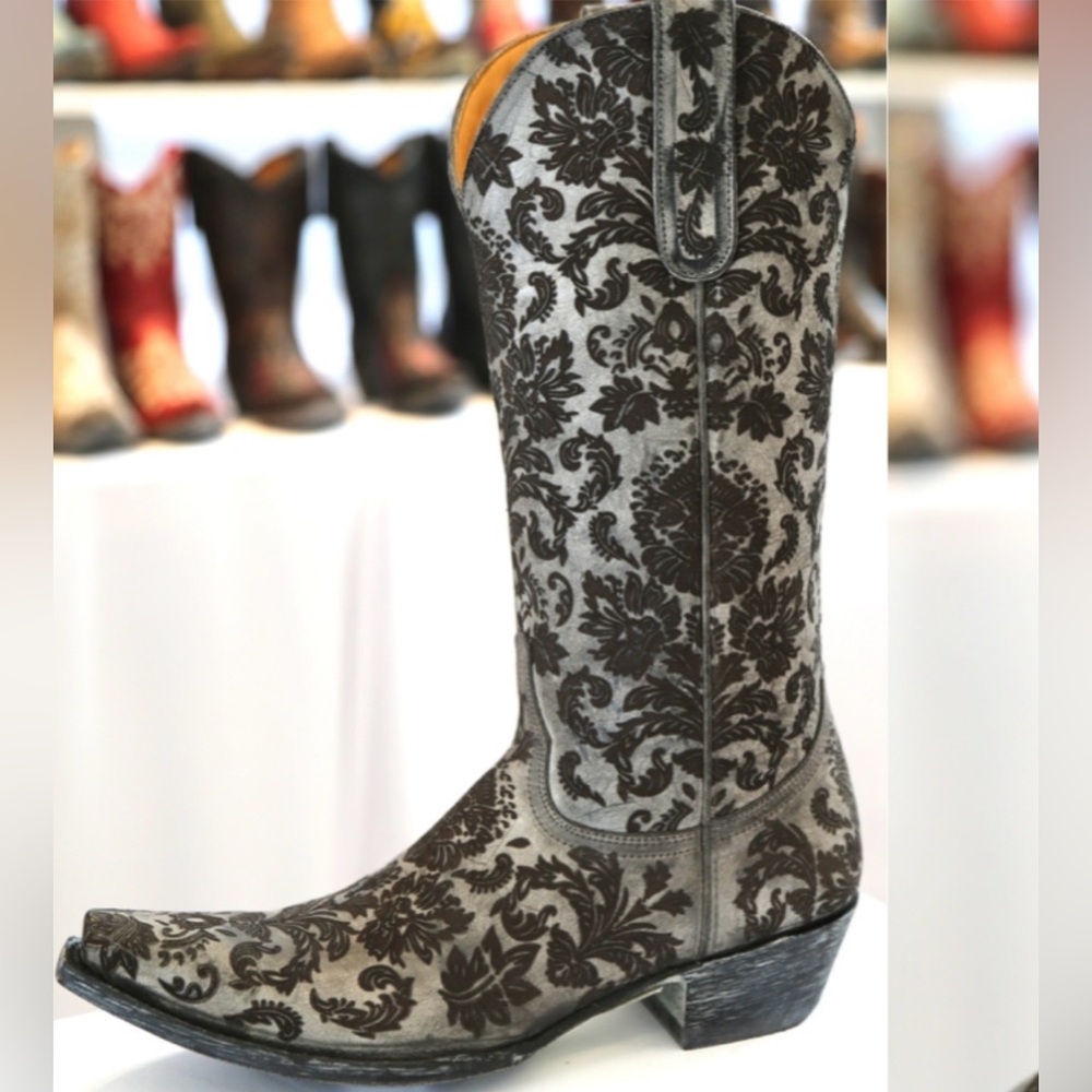 Old Gringo Floral Patterned Heeled Boots